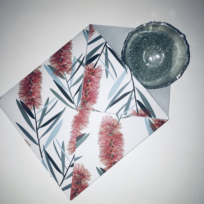 Translucent Blue Ring Dish