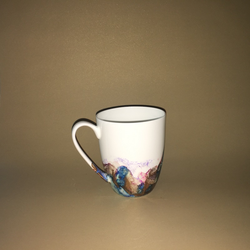 Coffee/Tea Mugs, Metallic/Blues - Image 3