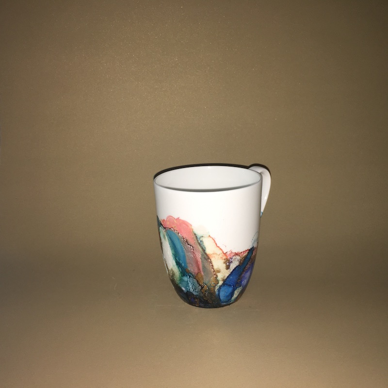 Coffee/Tea Mugs, Metallic/Blues - Image 2