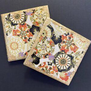 Tile Coasters (set of 2), Japanese/decoupage