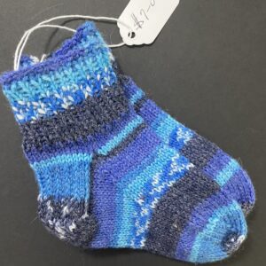 Hand knitted socks for 12-18month old