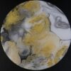 Black, white and gold art resin 'salt keeper' - Image 2