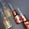 Candle holders or vases, sets of 2