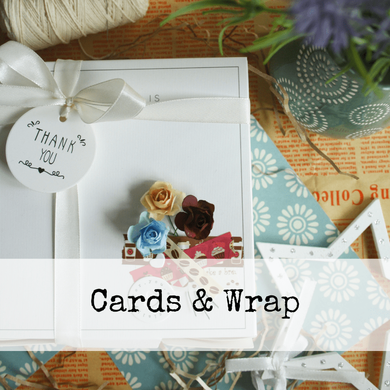 Cards and wrap by Ellen at Made in Lismore