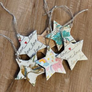 Ceramic Stars, made in lismore